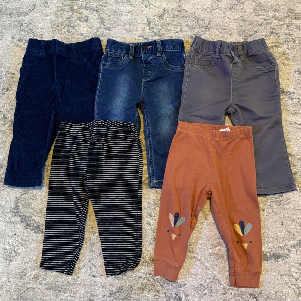 Boy pants bundle 12 months